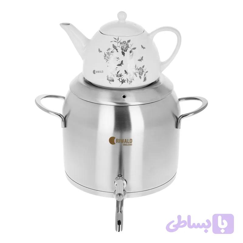 ست کتری و قوری ریوالد مدل 166 گنجایش کتری 5.8 لیتر گنجایش قوری 1 لیتر