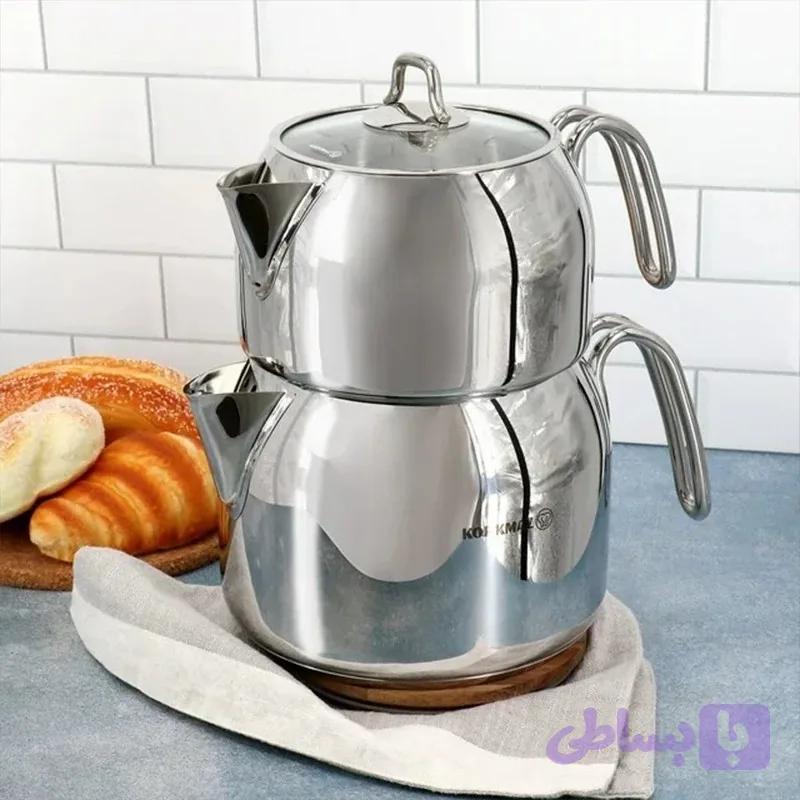 خريد قسطی کتری و قوری 2 لیتر پرلا ماکسی کرکماز کد 028