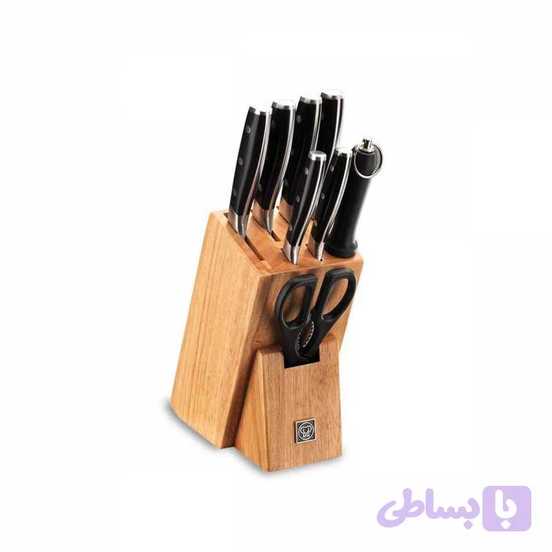 خريد قسطی سرویس چاقو آشپزخانه 9 پارچه کرکماز مدل A550