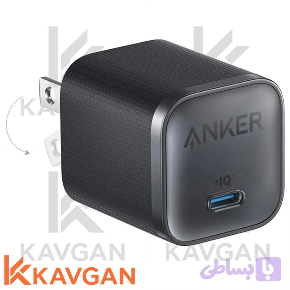 شارژر دیواری PD و فست تک پورت Anker مدل Nano A2692P11 45W – مشکی — تصویر 1
