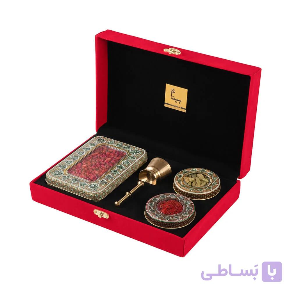 پک هدیه 2 خاتم زرشک دار بینا — تصویر 1