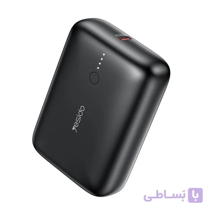 پاوربانک سوپر مینی فست یسیدو YESIDO YP52 PD 20W ظرفیت 10000 میلی آمپر ساعت