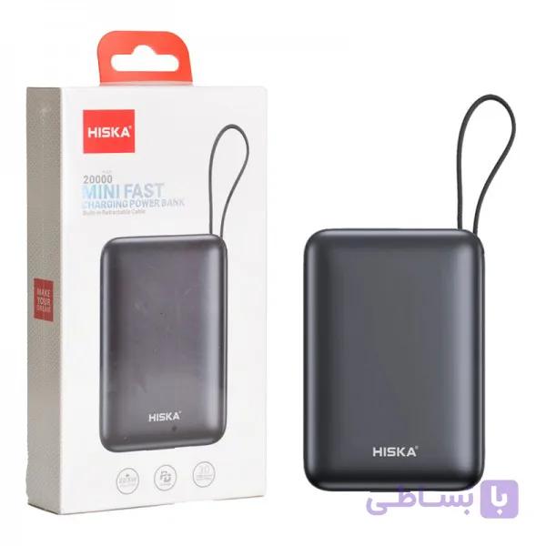پاوربانک هیسکا مدل HP-224PD ظرفیت 20000 میلی آمپر ساعت