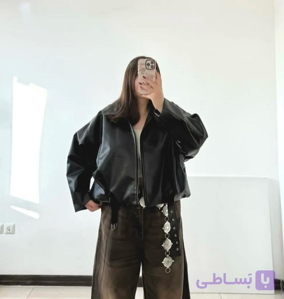کت چرم pull&bear