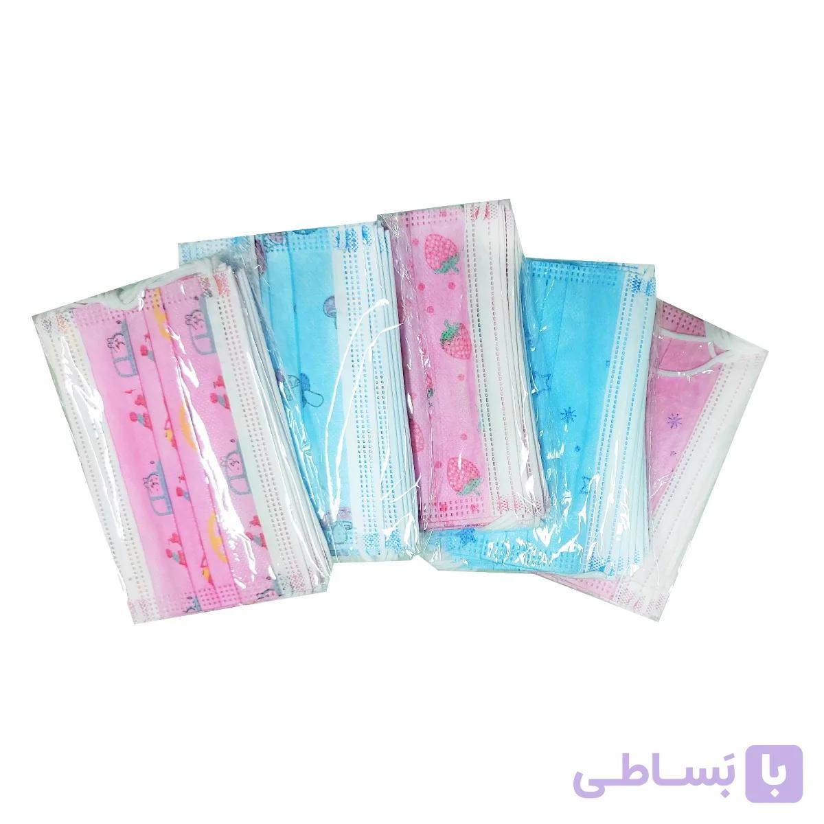 ماسک ۳ لایه کودک طرح دار ۱۰ عددی