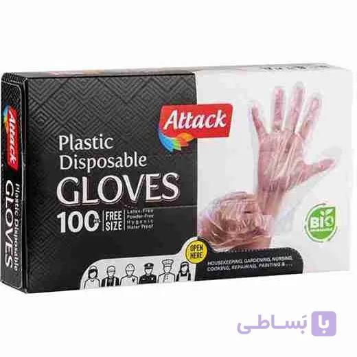 دستکش یکبار مصرف جعبه ای اتک ۹۳ مصرف کننده