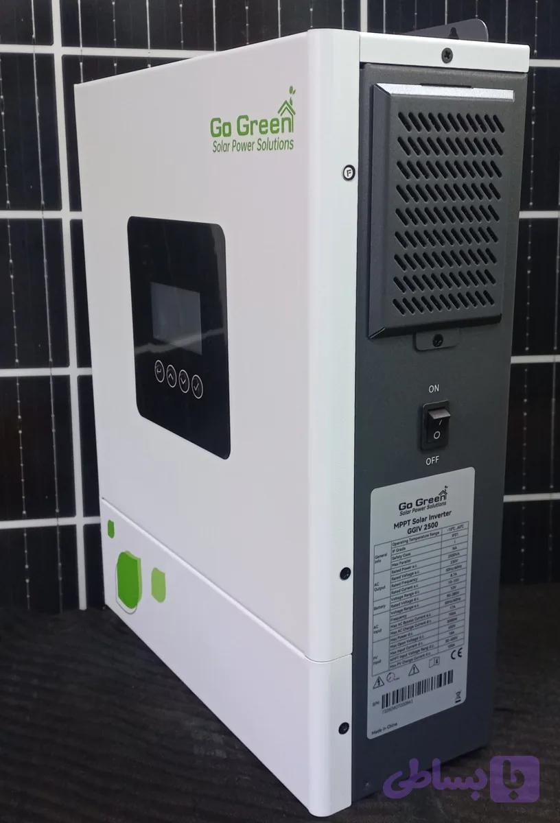 سانورتر 2500 ولت آمپر(2500VA) 12ولت MPPT برند Go Green (گوگرین) — تصویر 1