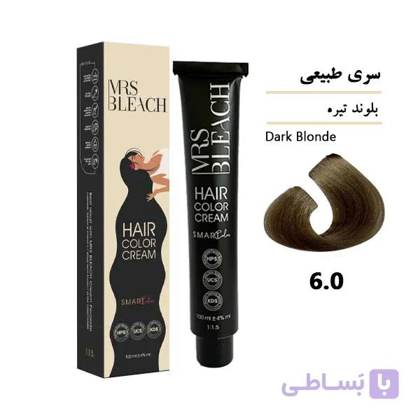 رنگ موی میس بلیچ سری طبیعی شماره 6.1بلوند دودی تیره