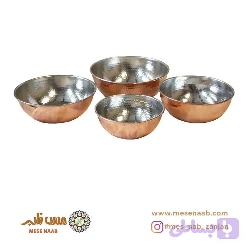 کاسه آبگوشتی مسی در ۴ سایز | مس ناب — تصویر 1