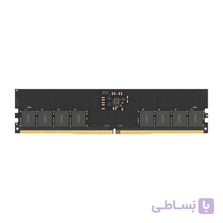 رم دسکتاپ DDR5 16 گیگابایت لکسار با فرکانس 5600 مگاهرتز، تایمینگ CL46 و ماژول U-DIMM تک‌کاناله