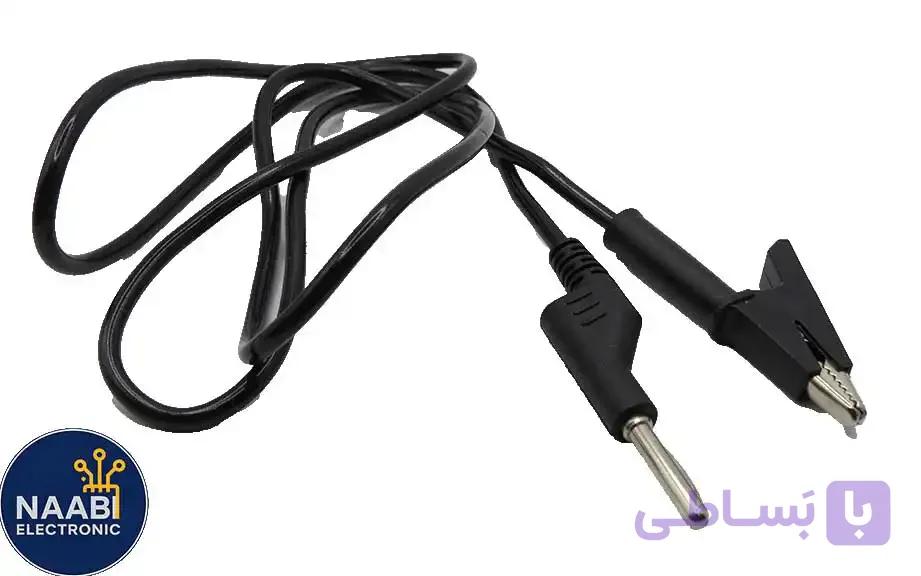 کابل منبع تغذیه سوسماری به موزی مشکی — تصویر 1