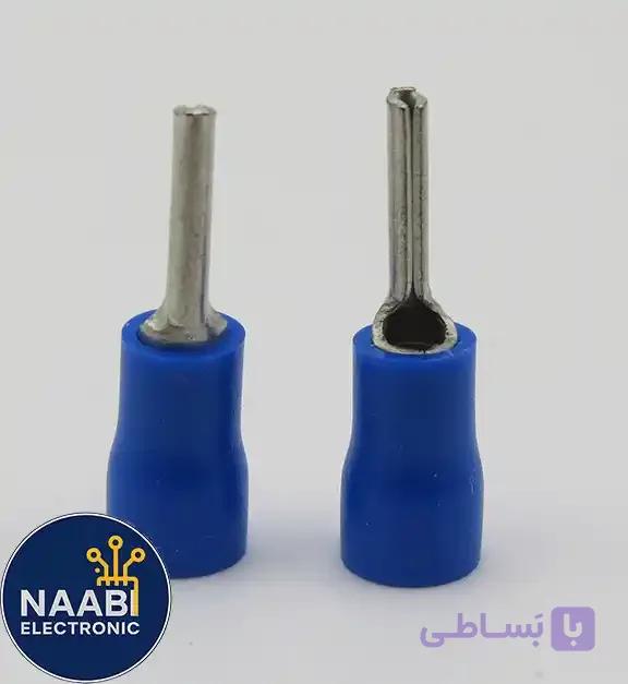 سرسیم سوزنی روکش دار آبی سایز 1 — تصویر 1
