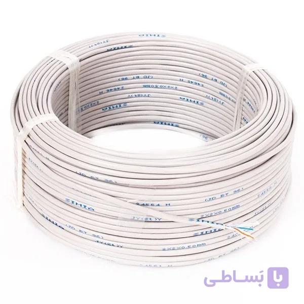 کابل تلفن دو زوج فویلدار