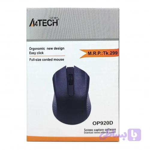 ماوس سیمی A4TECH مدل OP920D