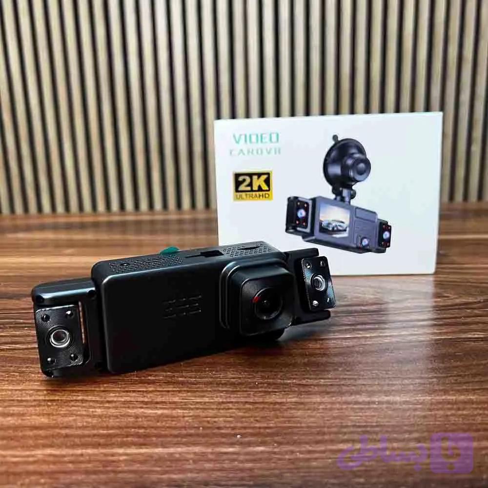 دوربین ثبت وقایع خودرو ۵ لنزه 360درجه وای‌فای‌دار 2K ultra hd — تصویر 1