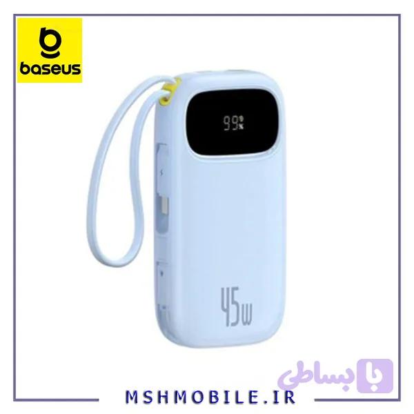 پاوربانک 45 وات 20000 با کابل متصل بیسوس Baseus Qpow 3 Enerfill FC31 Power Bank PPQD3-2045L — تصویر 1