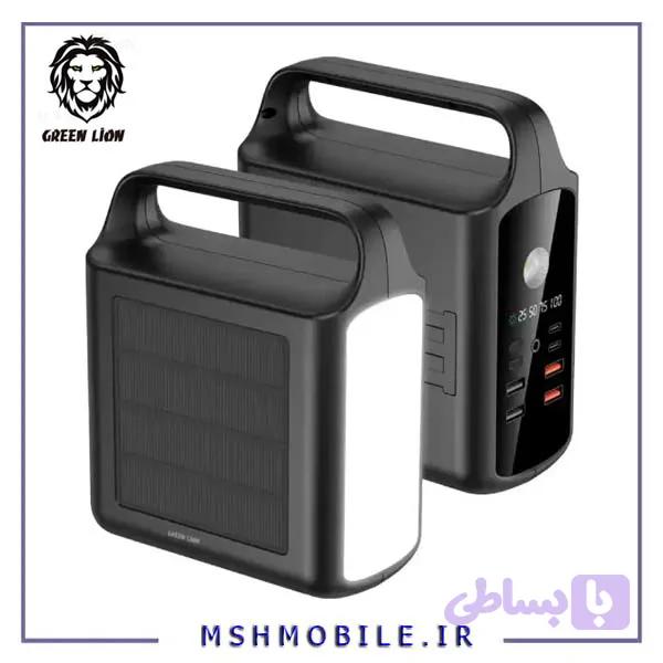 پاوربانک سولار گرین لاین مدل Solar xtreme ظرفیت 100000 میلی آمپر ساعت — تصویر 1