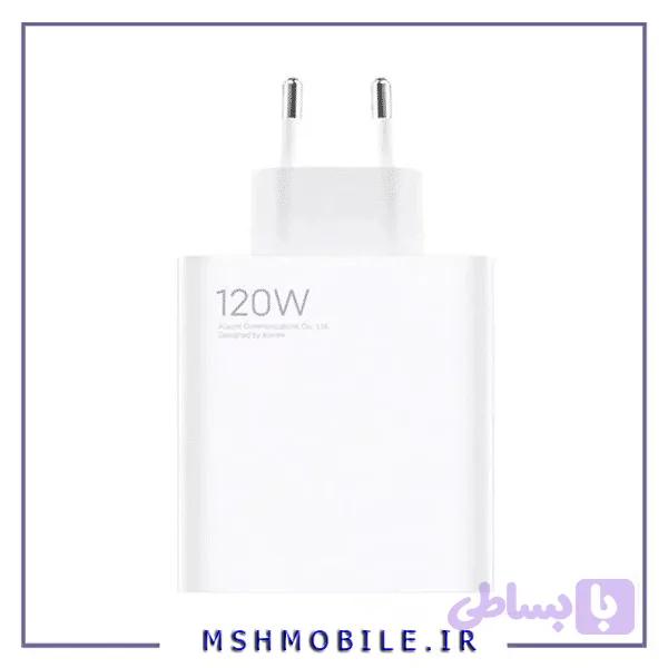 شارژر دیواری اصلی شیائومی 120 وات فست شارژ دو پین تک پورت MDY-13-EE (فقط اداپتور) — تصویر 1