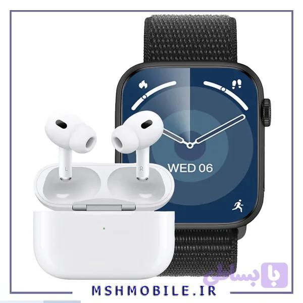 ساعت هوشمند و هندرفری بلوتوث گرین لاین Green Lion SyncFit Duo Earbuds Pro2 + Active SE GNSYFTWSAWCH — تصویر 1