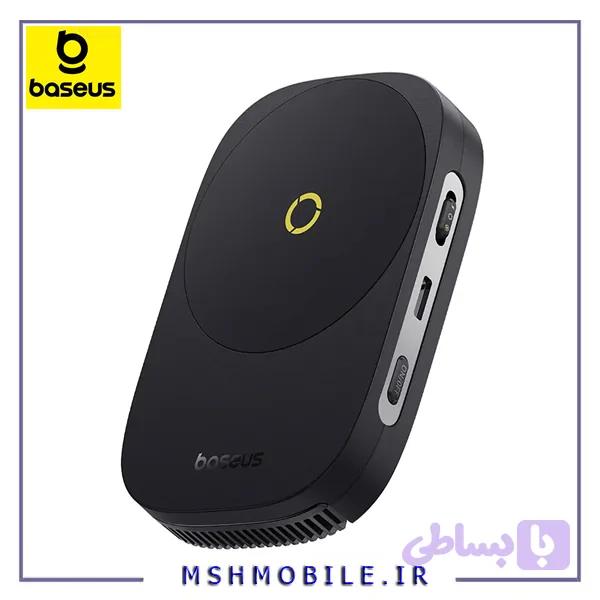 شارژر وایرلس مگنتی و فن خنک کننده موبایل بیسوس Baseus MagPro II BS-PS036 توان 15 وات — تصویر 1
