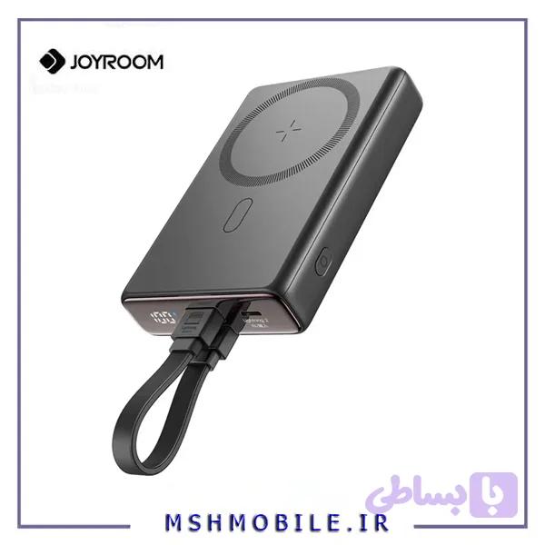پاوربانک وایرلس 10000 فست شارژ 20 وات جویروم با کابل تایپ سی به لایتنینگ JR-PBM01 — تصویر 1