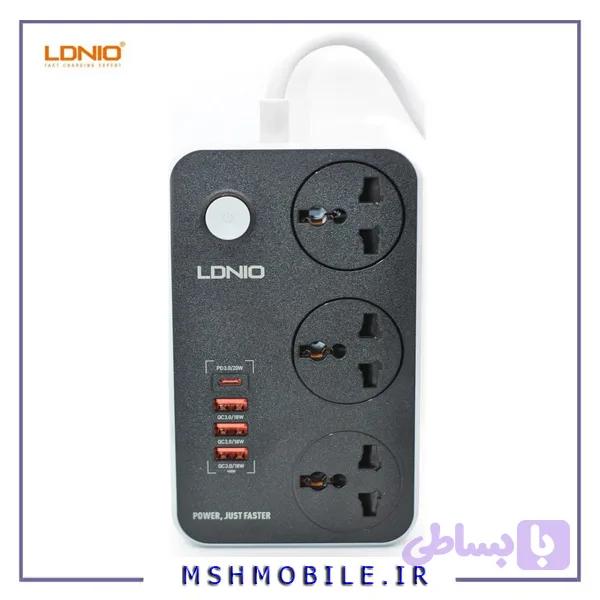 چندراهی اصلی برق الدينيو LDNIO PD20W Power Strip SC3412 — تصویر 1
