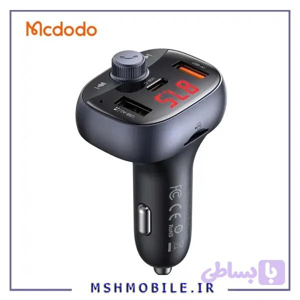 شارژر فندکی 3پورت 72وات با قابلیت تماس و پخش موسیقی مک دودو مدل MCDODO CC-5950 — تصویر 1