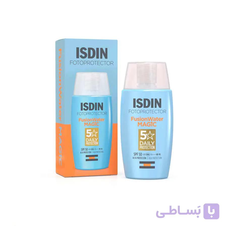 ضد آفتاب ایزدین مجیک بدون رنگ SPF50 — تصویر 1