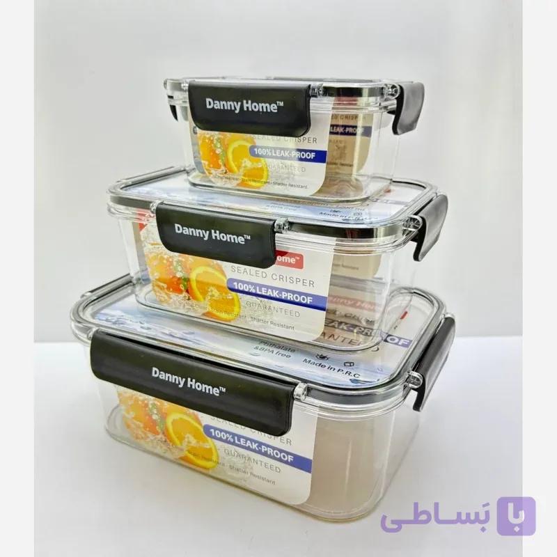 ظرف فریزری آکریلیک سه سایز مکعبی