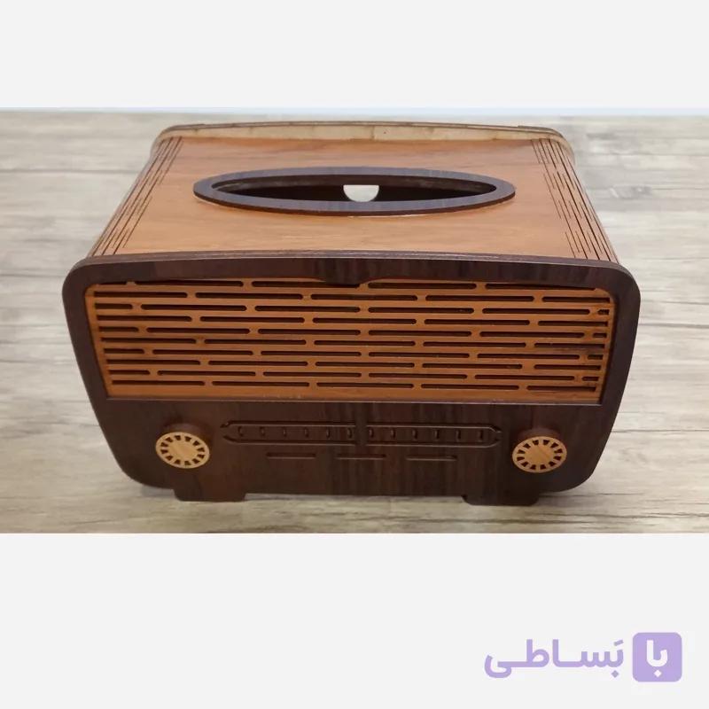 جادستمال کاغذی طرح رادیو- بدون کشو