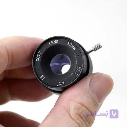 لنز موتوردار دوربین مداربسته CCTVLENZ 1/3 1212NI-IR 12mm F1.2