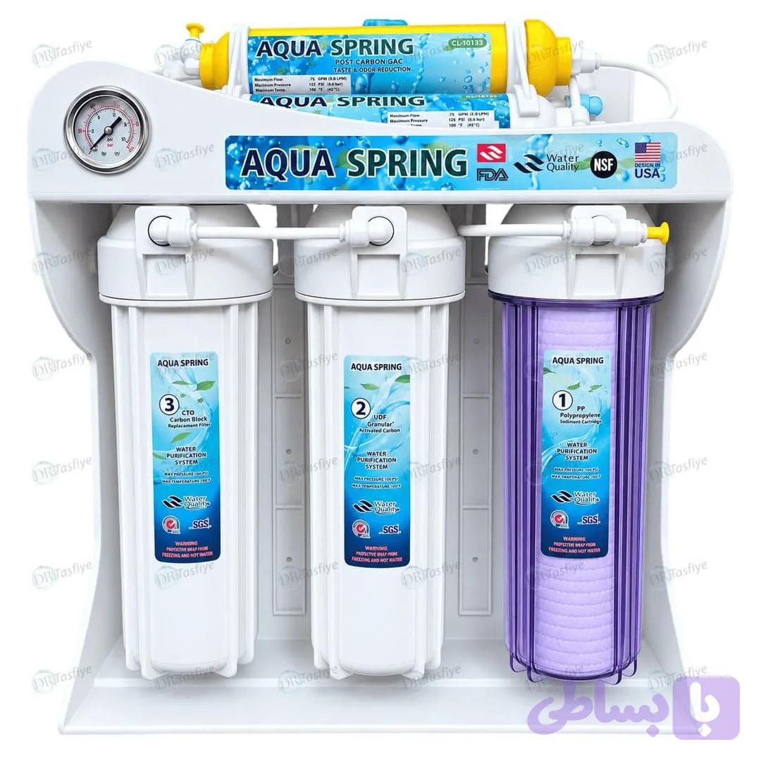 و قیمت دستگاه تصفیه آب آکوا اسپرینگ 6 مرحله ای (AQUA SPRING) — تصویر 1