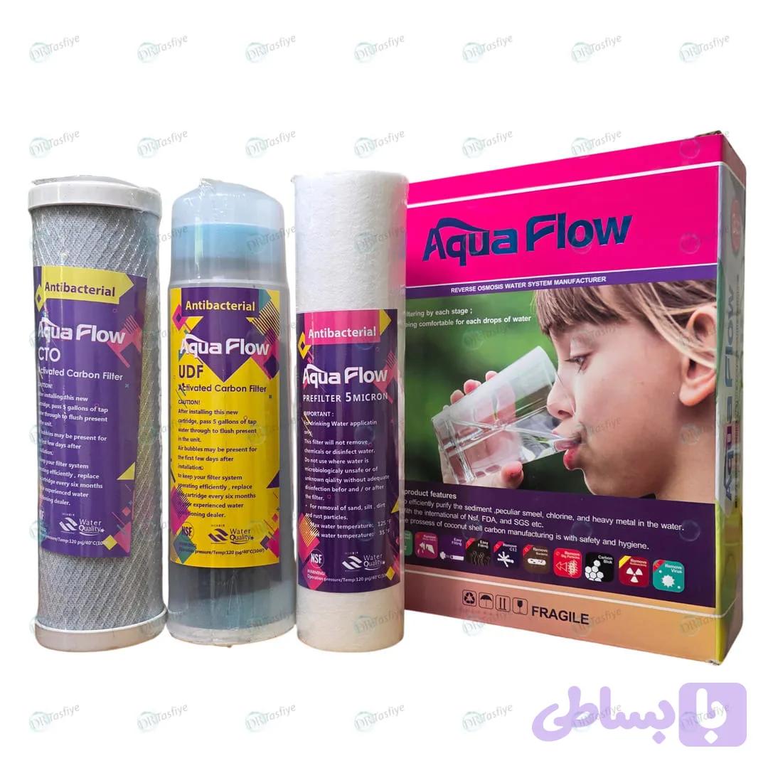 پک۳ عددی فیلتر تصفیه آب آکوا فلو (Aqua Flow) – مدل Antibacterial — تصویر 1