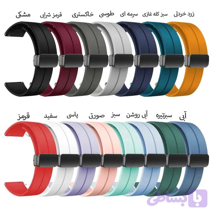بند سیلیکونی مدل Magnetic مناسب برای ساعت هوشمند گلوریمی Glorimi M1 Pro / M2 / M2 Pro / M2 Max / GS1 Pro / GS2 / GR1