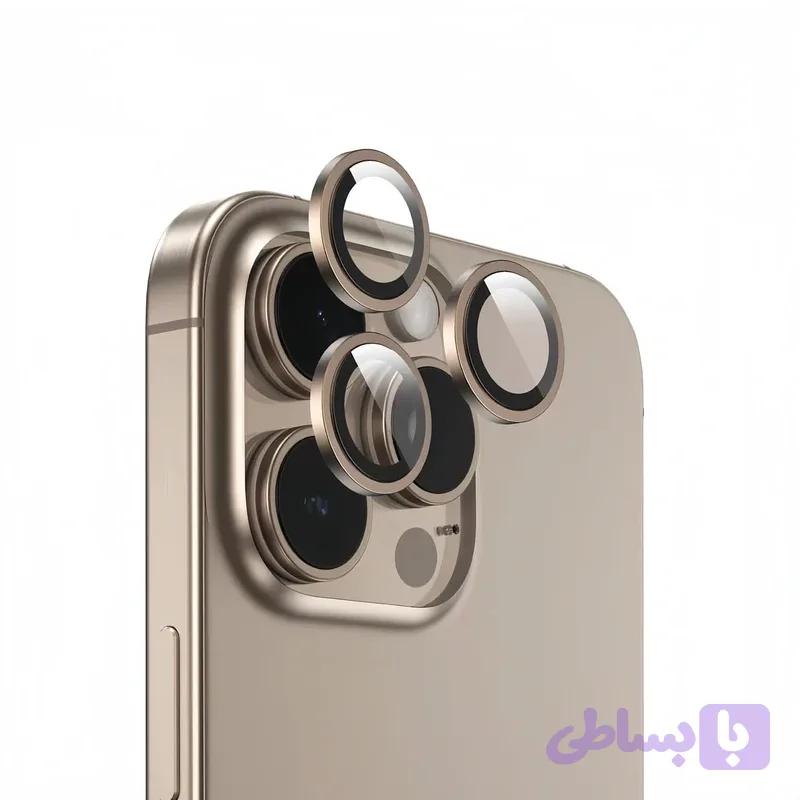 محافظ لنز دوربین مدل Classic مناسب برای گوشی موبایل اپل iPhone 16 Pro / 16 ProMax