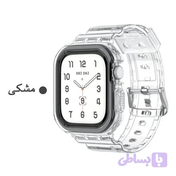 بند اپل واچ طرح جیشاک (G-Shock) - سایز 10 46 ملیمتر نهایت استحکام و استایل آفرود! با کیفیت بالا