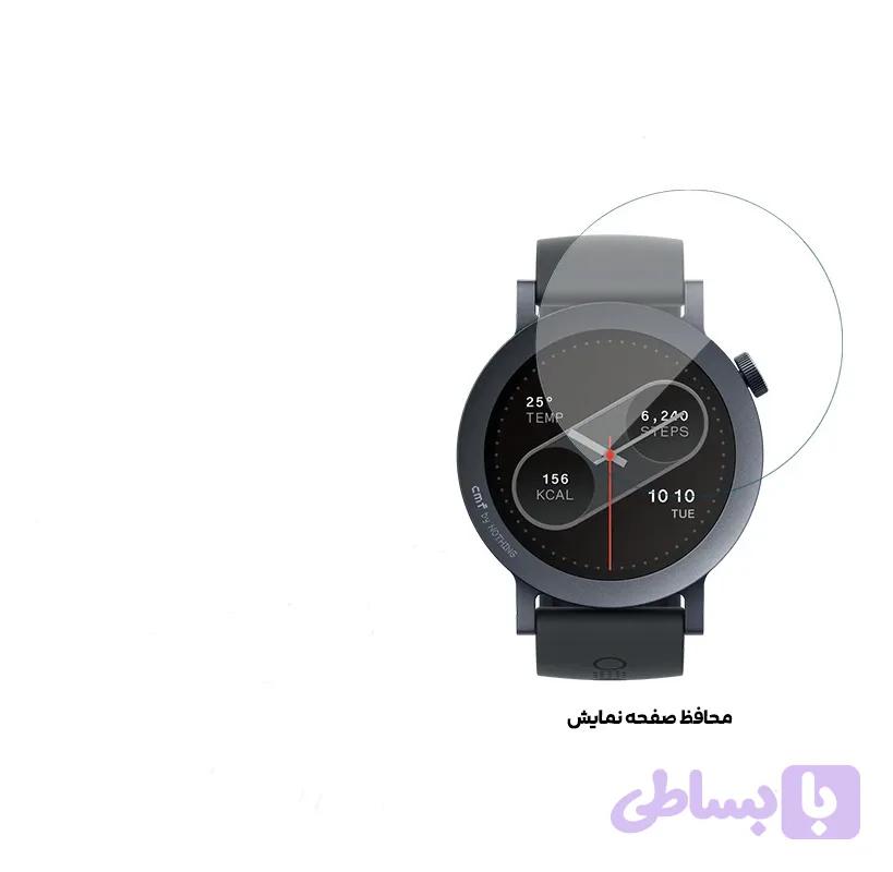 گلس مناسب برای ساعت هوشمند ناتینگ سی ام اف واچ پرو CMF Watch Pro 2، با حداکثر استحکام 3 عددی