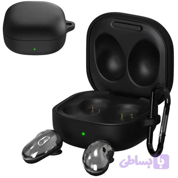 کاور سیلیکونی گلکسی بادز لایو مناسب برای کیس هدفون بی سیم سامسونگ Galaxy Buds Live با بهترین کیفیت