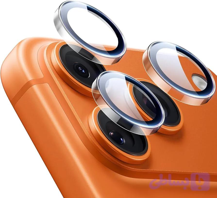محافظ لنز دوربین رینگی مدل مناسب برای گوشی موبایل اپل lens protector for iPhone 16e
