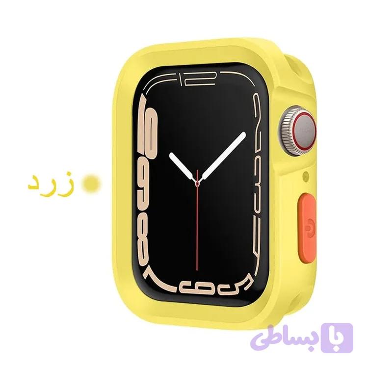 کاور مدل Sport مناسب برای اپل واچ سری se/1/2/3/4/5/6/7/8/9/2021/2023/AluminumCase سایز 45/44/42 میلی متری