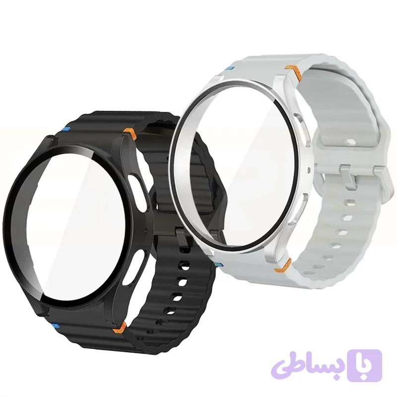 ست بند سیلیکونی + کاور و گلس سامسونگ واچ 5 سایز 40 میلی متری Galaxy Watch 5 40mm