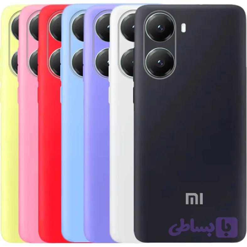 قاب محافظ سیلیکونی محافظ لنز دار Liquid Silicone Slim Case | Poco X7 pro Silicone case کاور سیلیکونی پاک کنی ضدلک (100% اصلی)