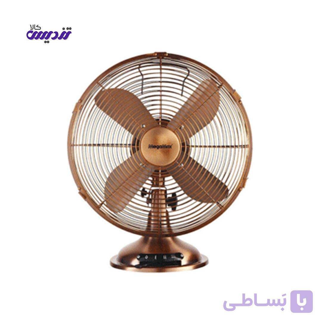 پنکه شارژی رومیزی مگامکس مدل MPF-2500B — تصویر 1