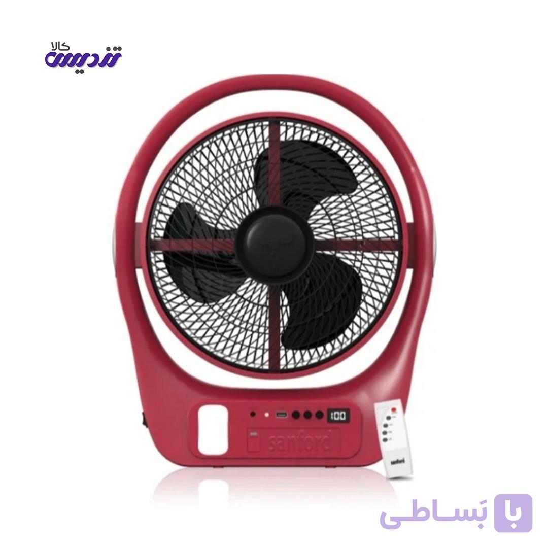 پنکه رومیزی شارژی سانفورد مدل SF917RTF — تصویر 1