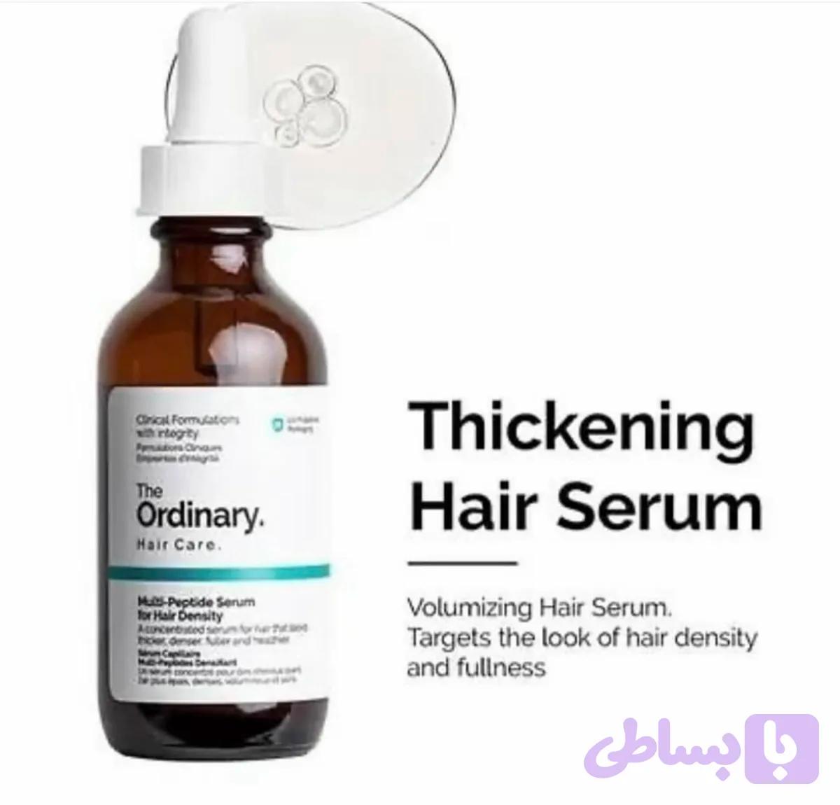 سرم مولتی پپتید پرپشت کننده و ضخیم کننده مو اوردینری The Ordinary Multi-Peptide Serum for Hair Density