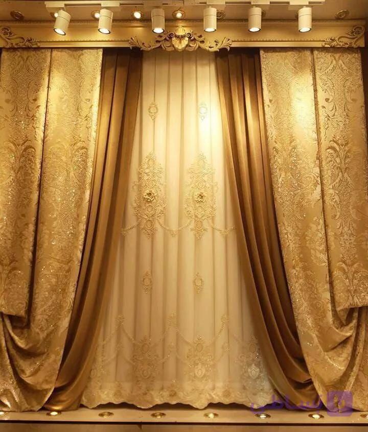 پرده پذیرایی فلت گلبرجسته کد ۲۱۲ — تصویر 1