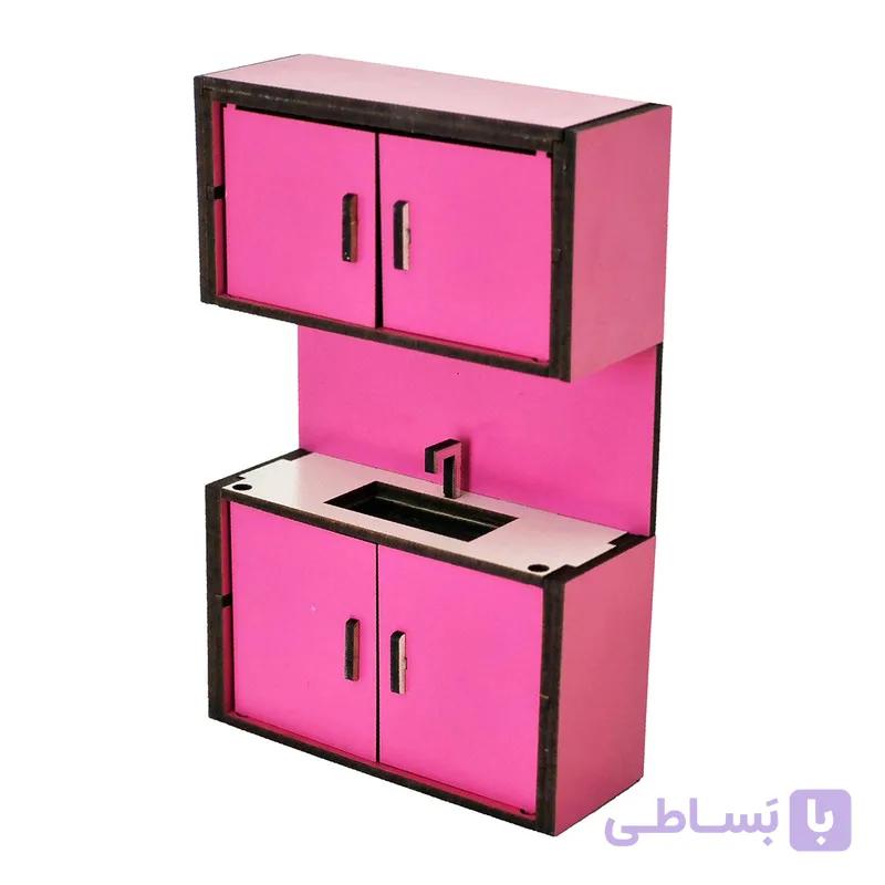 اسباب بازی چوبی رانزو گالری مدل ظرفشویی کد 0067