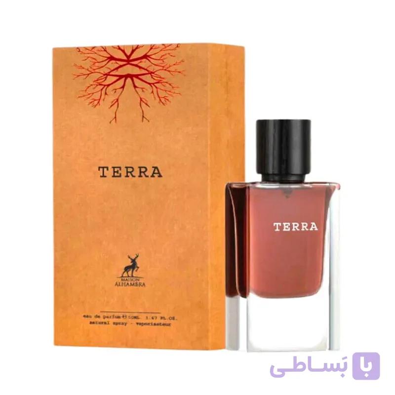 ادو پرفیوم مردانه الحمبرا مدل Terra حجم 50 میلی لیتر