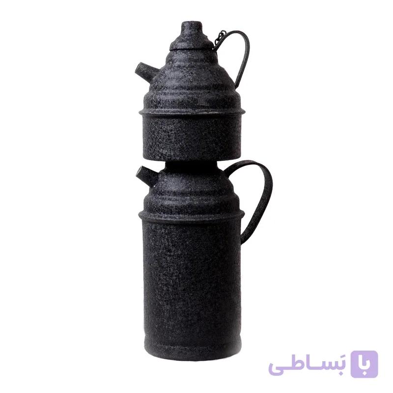 کتری و قوری مسافرتی شامورتی ظرفیت 2 لیتر