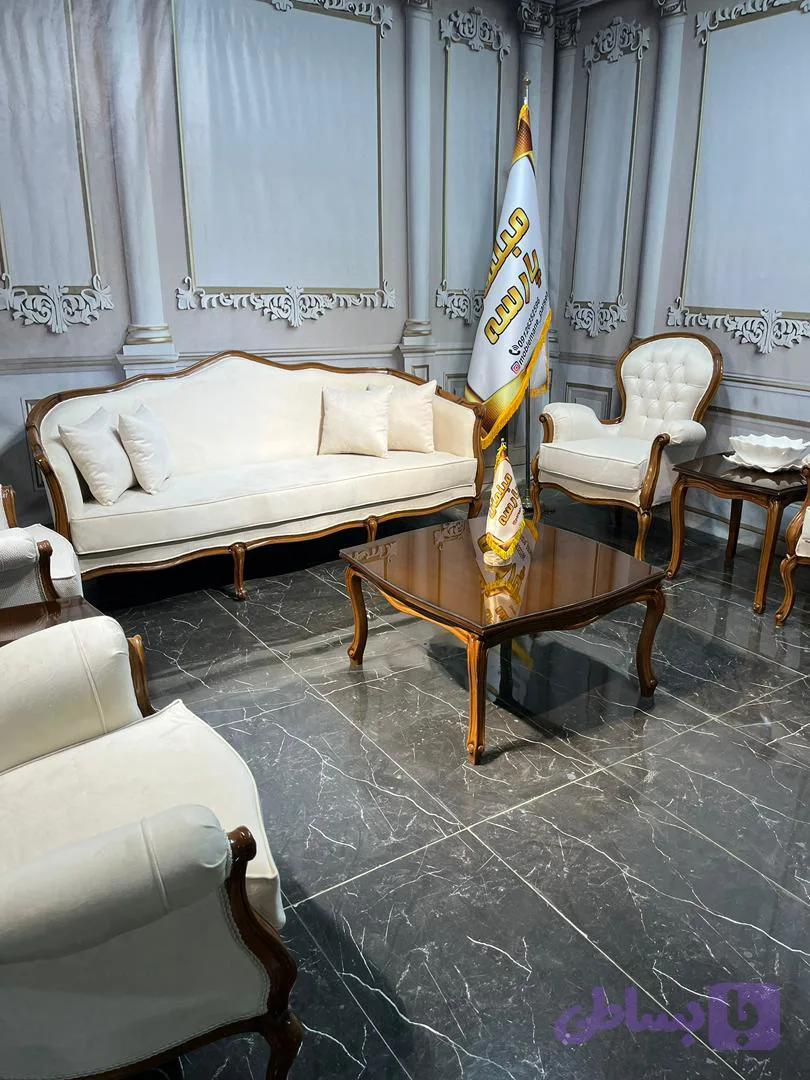 مبل کلاسیک فرانسوی پشت گرد ،۷نفره